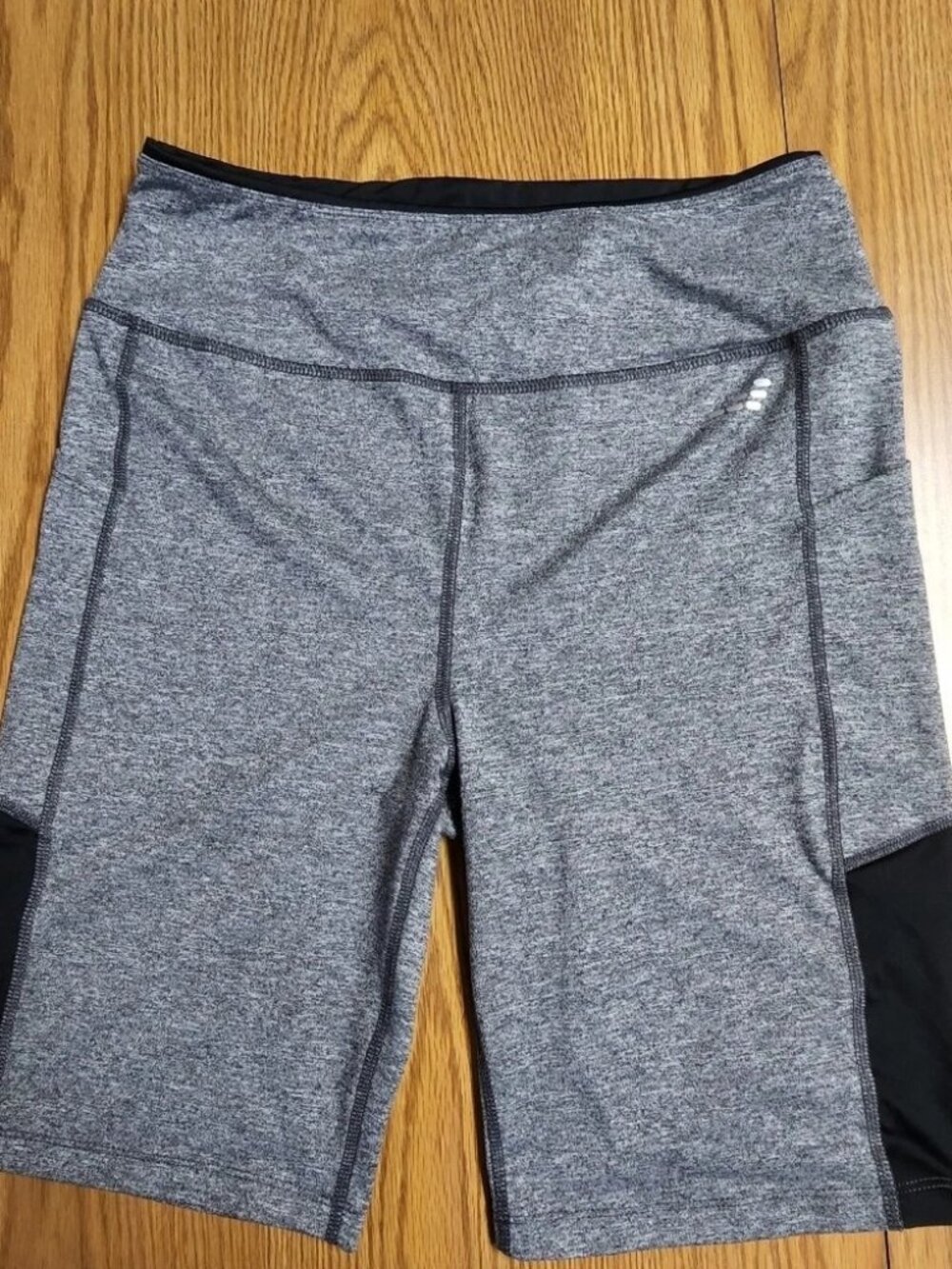BCG Women Sz Large Shorts Athletic Yoga Workout Bike With Pockets
